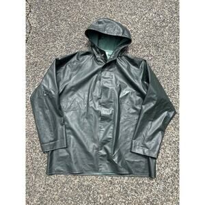 VTG Helly Hansen Moss Norway P-300 Mens XL rain jacket grunge